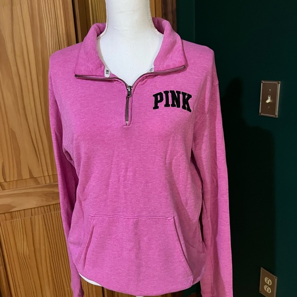 VS PINK quarter-zip sweatshirt - Picture 1 of 6